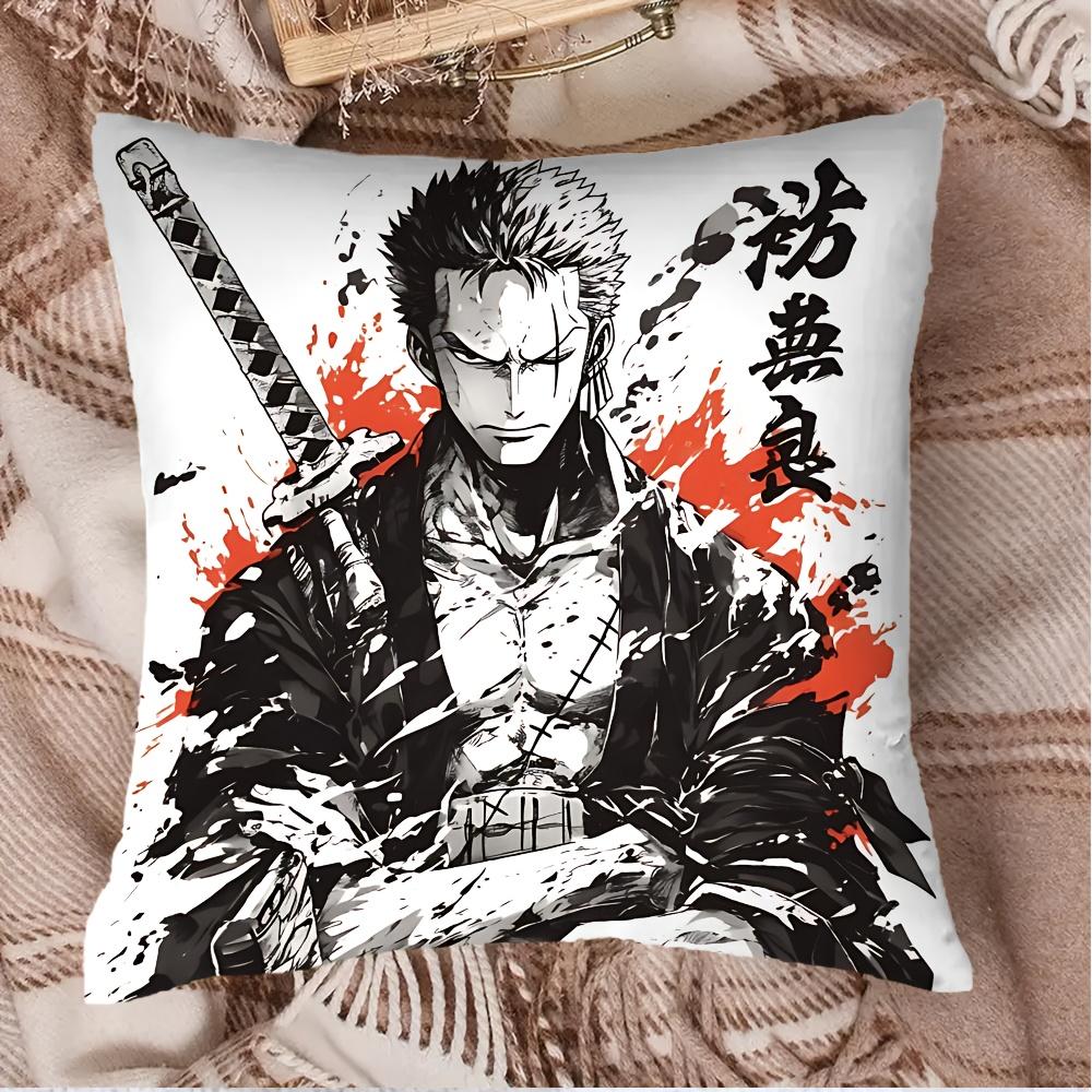 Pc Samurai Warrior Pillow Cover Anime Sword Art for Fan Room Living Room Bedroom Decor Xcm