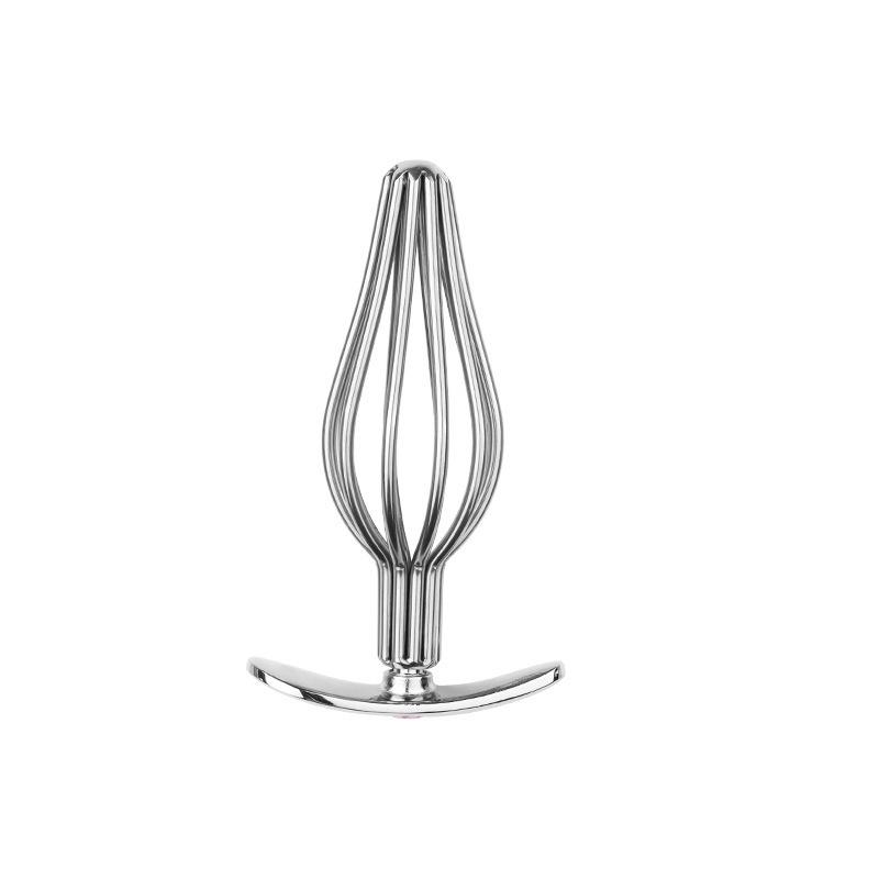 Metal Hollow Anal Plug for Self-Pleasure and Stimulation - Adult Sex Toy