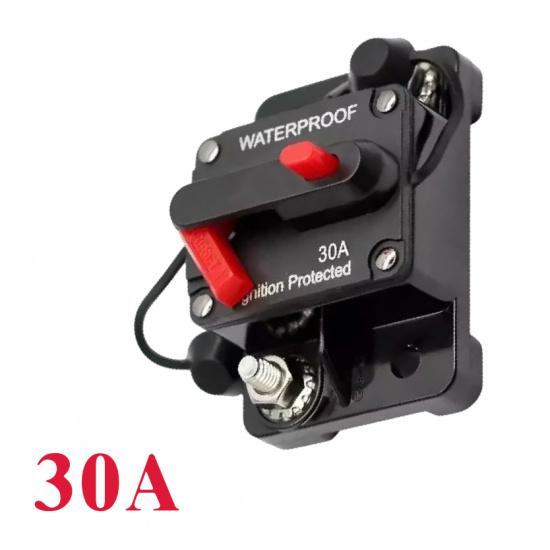 Car Audio System Waterproof Marine Circuit Breaker Reset Fuse 12V- 48V DC 40A 60A Reset 20A To 300A Circuit Breaker 6