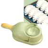Dumpling Maker PP Manual Dumpling Skin Maker Mold Press Machine DIY Tool for Home Kitchen Green