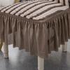 Thickened Seersucker Lace Chair Cover All In One Elastic All-purpose Hotel Banquet Table Chair Cover