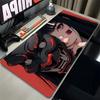Mouse Pad PC Anime Sexy Girls Keyboard Rug Black and White Manga Mousepad Laptop Gaming Desk Mat XXL Devil Oni Mask Soft Carpet