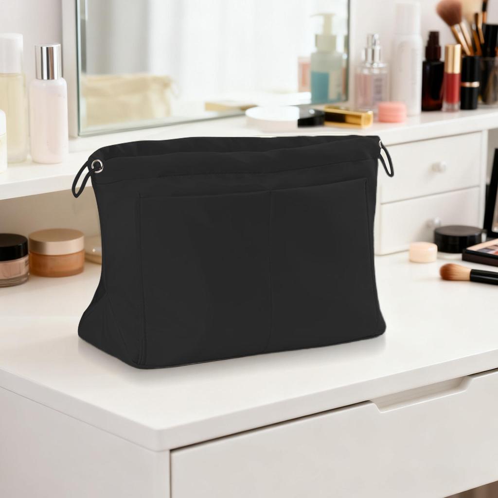 Tote-Einsatz Innentasche Trennwand Innentasche Organizer für Reise Make-up Lippenstift Arbeit Damen Handtaschen Tote Rucksack