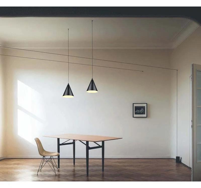 Simple Modern Retro Industrial Style Three-head Chandelier Led Wrought Iron Chandelier Bedroom Kitchen Living Room Lighting
