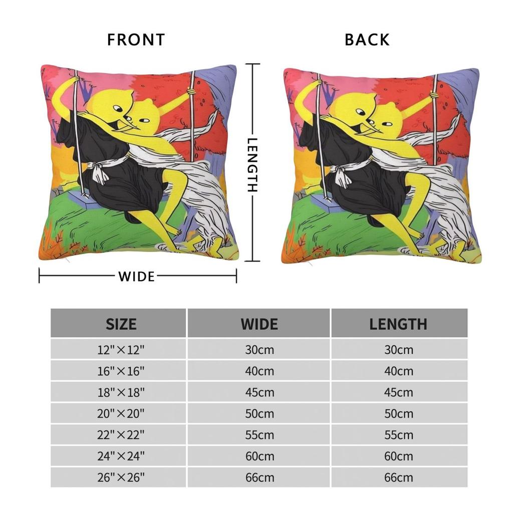 Lemongrab Unacceptable Pillow Cover Cute Funny Pillow Case For Sofa Home Decoration Cushion Cover Soft Graphic Pillowcases Gift