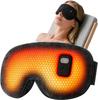 FORJING Rechargeable Heated Eye Adjustable Digital Screen 3 Temperature and Time Light Removable Washable Microwaveable Heated Eye Comfortable Sleep