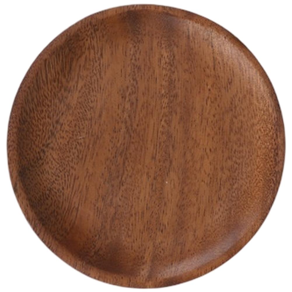 Artistic Dinnerware Handmade Walnut Tray Dining Table Decor Asymmetrical Shape Design Comfortable Tactile Feel