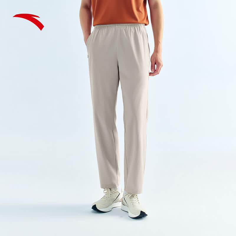 Anta Men's Ice Silk Breathable Straight-Fit Sport Pants