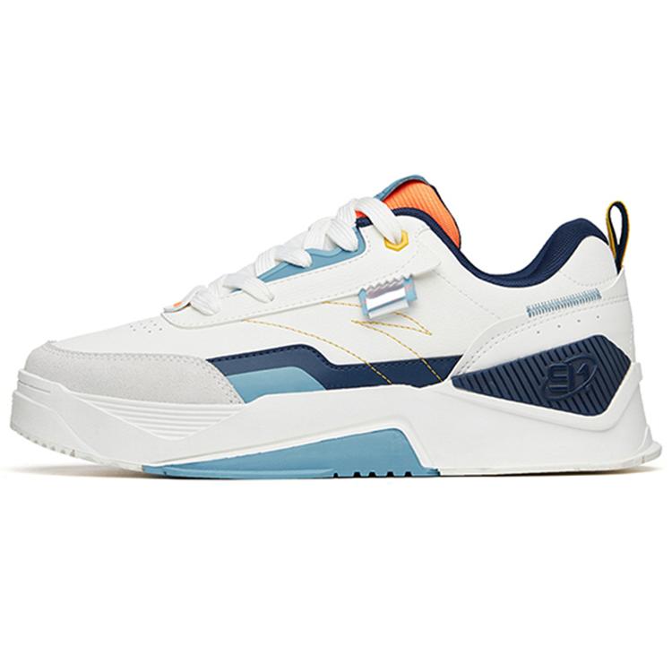 

Anta Life Collection Anti Slip Wear Resistant Low Top Skateboard Shoes Men s White Blue 43