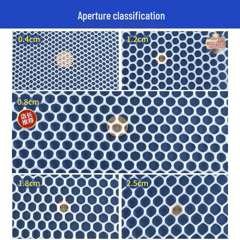 Белая ПВХ пластиковая сетка для аквакультуры, курятников и защиты птиц