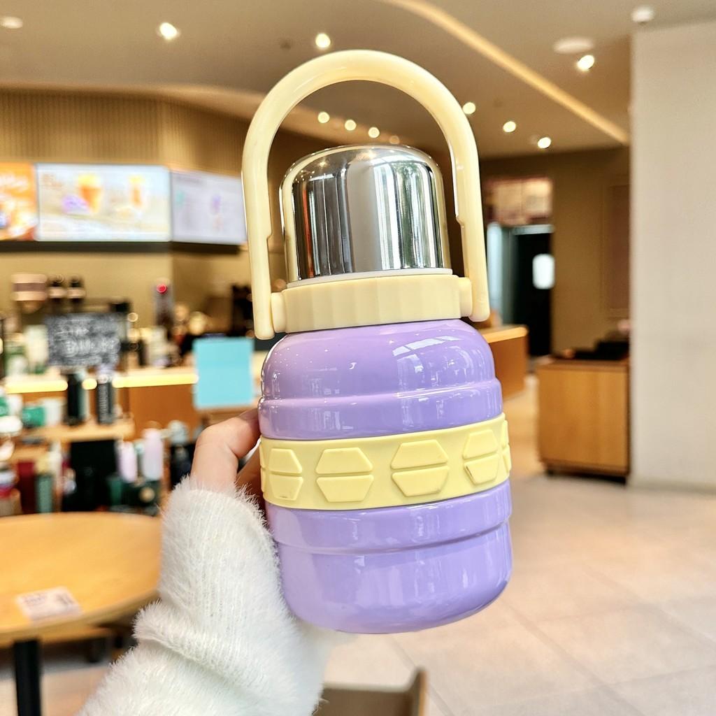 Travel Portable Insulated Mug With Straw Lock For Office And Outdoors