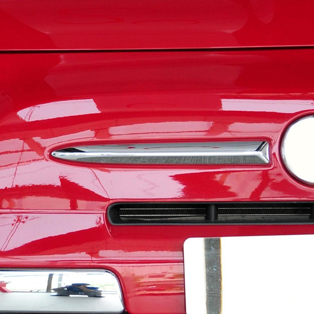 Bandă de protecție pentru bara de protecție față, turnare inferioară, cromată, bandă de acoperire pentru turnare, potrivită inferioară pentru FIAT 500 2007-2015 735455057