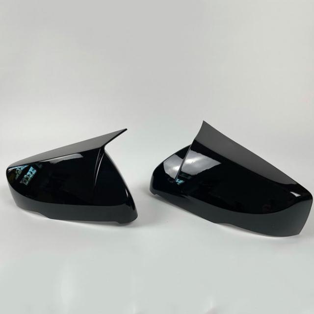 For Cadillac CT5/CT6 ATSL CT4 Carbon Fiber Look Modified Rear View Mirror Shell Folding Texture Horn Rearview Mirror Cover