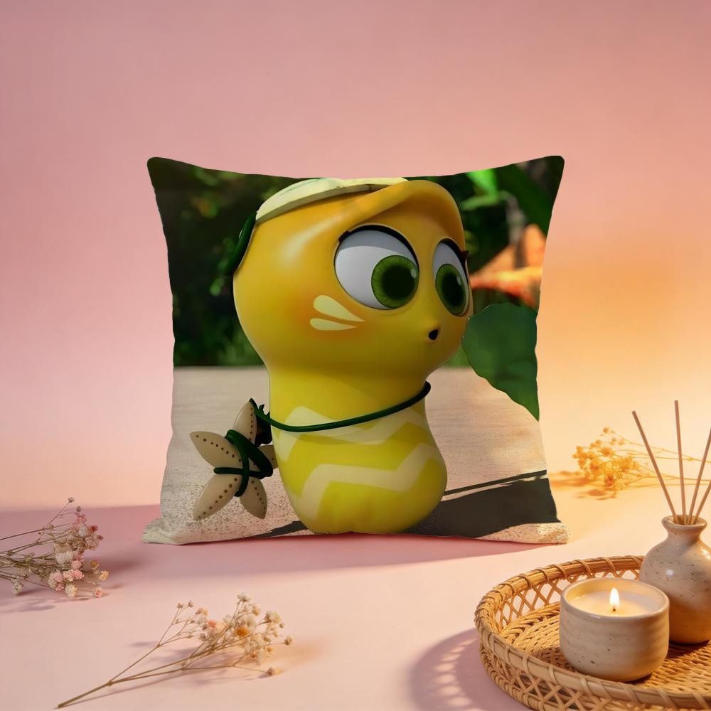 Popular LLarvaead Cushion Cover Comfortable Durable Pillow Cover MultiScene for Home Office Car Sofa