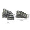 2Pcs Artificial Simulation Stone Step Miniature Fairy Garden Home Decoration Mini Craft Micro Landscaping Decor Diy Accessories