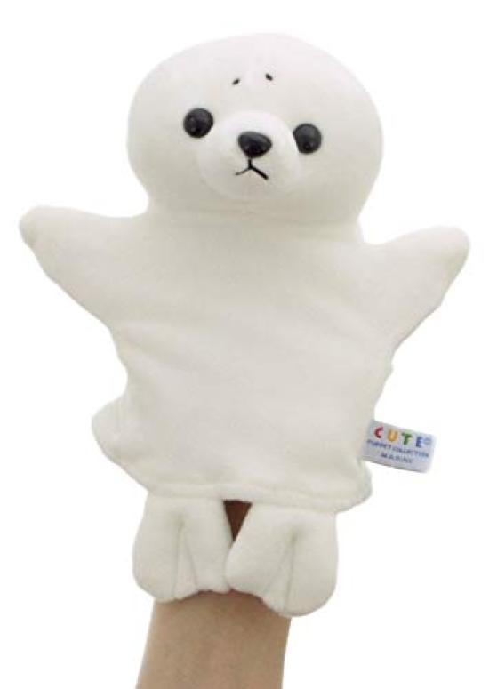 PUPPET COLLECTION MARINE Baby Seal Hand Puppet for Kids