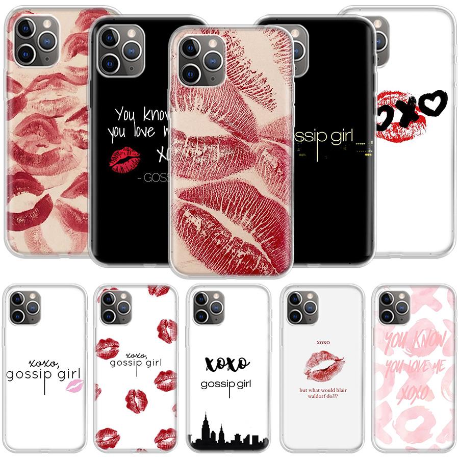 Gossip Girl Phone For Apple Iphone 12 13 Mini 15 Pro Max 11 Pro 14 Plus 16 Pro Max 16E Case Shell Cover Clear TPU Protective Fu