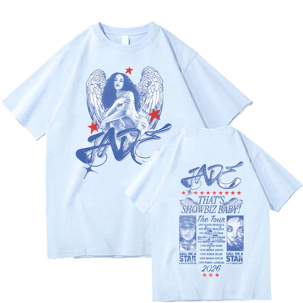 Questo è lo Showbiz, tesoro! Tour 2026 Dateback Tee Jade Thirlwall Magliette Estate Cotone Vintage Punk Abbigliamento Top Unisex