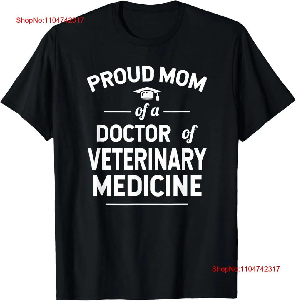 Proud Mom Of A Doctor Veterinary Medicine DVM Graduate T Shirt vintage Washed Comfortable Soft streetwear Unisex graphic
