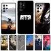 Mountain Bikes Cycling Phone Case For Samsung Galaxy S24 S25 S23 S22 Ultra Note 10 20 Plus S20 S21 FE Cover