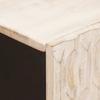 Sideboard with Door White Washed Surface 60 x 33 x 75 cm