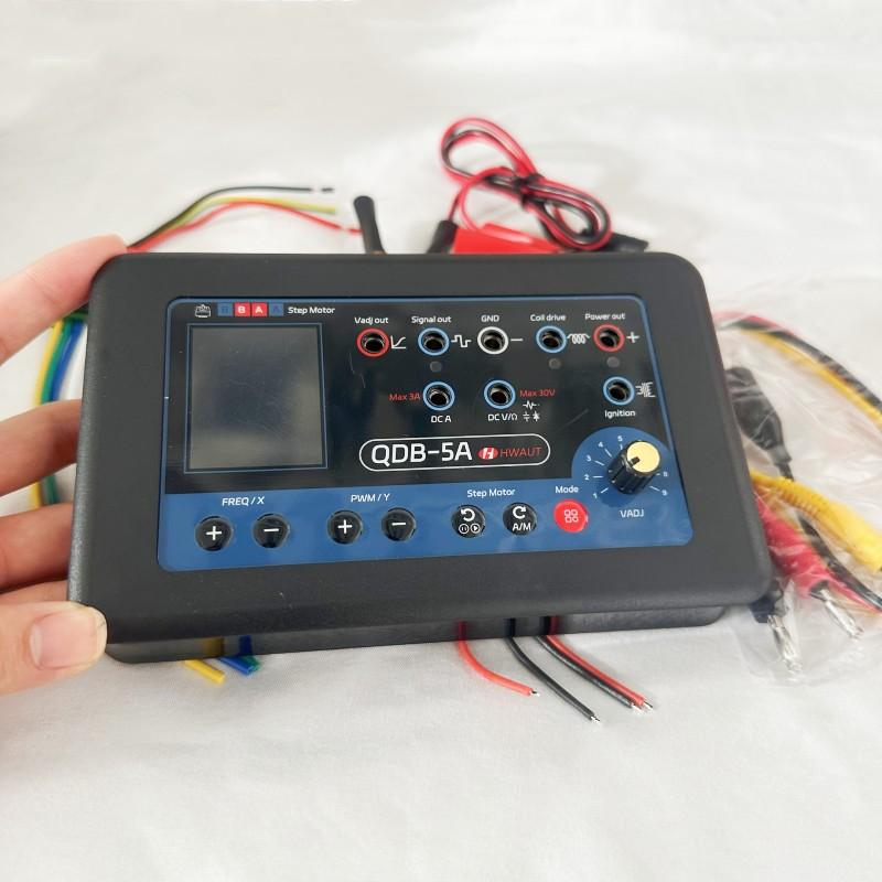 QDB 5A Ignition Coil Test Injector Tester Automobile Actuator Fault Detector Stepper Motor Instrument Diagnostic Tools 1set