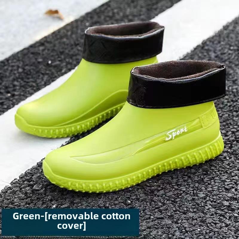 Men's Waterproof Non-Slip Rubber Rain Boots - Work and Fishing Shoes