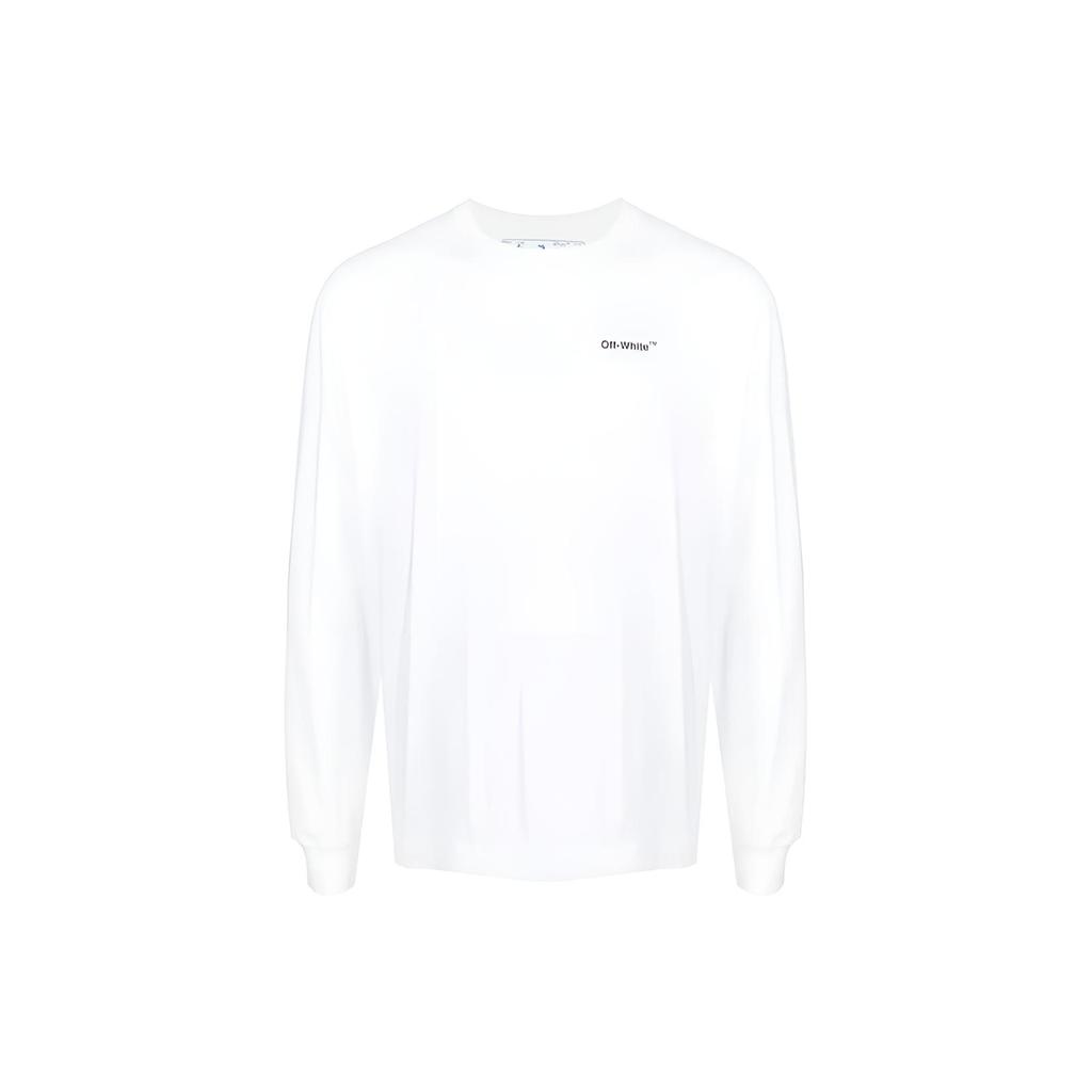 OFF WHITE Caravaggio Pfeil Skate Langarm T-Shirt OMAB064C99JER00301100110