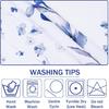 Floral Tablecloth Oval, Watercolor Wildflower Table Cloth, Spring Summer Waterproof Polyester Fabric Wrinkle Free Tablecloths for Outdoor, Picnic,