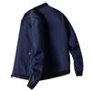 Men's Spring and Autumn Plus Size Casual Thin Baseball Clothing Solid Colour Zip Section Jacket