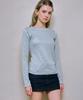 Dear Me Metal Stripe Long Sleeve T-Shirt [Sky Blue]