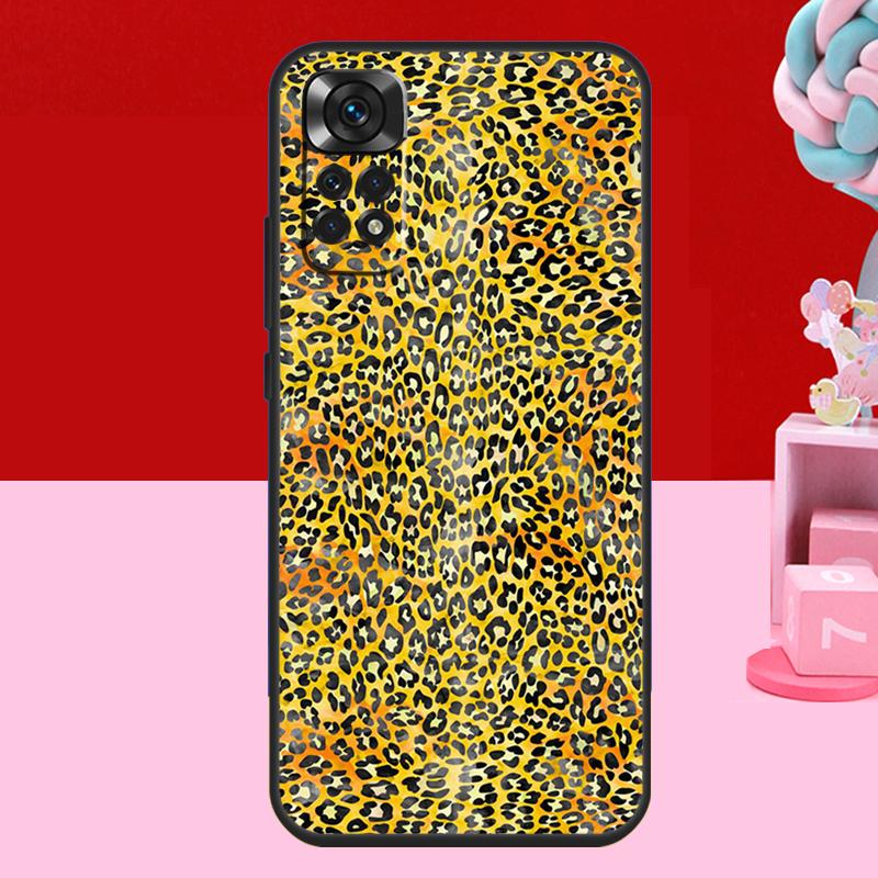 Leopard Print Case For Xiaomi Redmi Note 11 10 12 13 14 15 Pro Plus Redmi 15 C 14C 10C 12C 13C Soft Cover
