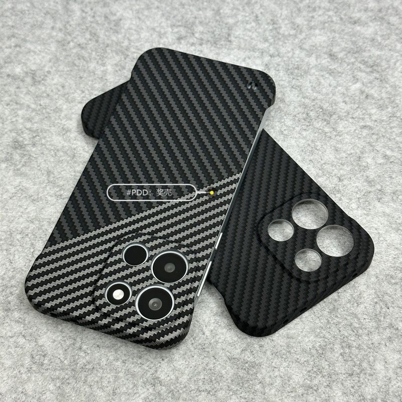 For OnePlus Nord 6 Case Matte Carbon Fiber Pattern Stripes Without Borders PC Lightweight Hard Back Cover Dustproof Bumper