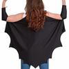 Halloween cape bat-shaped children's cape onesie Catwoman black cape with eye mask set