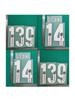 Fluminense Home Match Collection Adult Jersey Heat Transfer Number/Letter Sticker Set