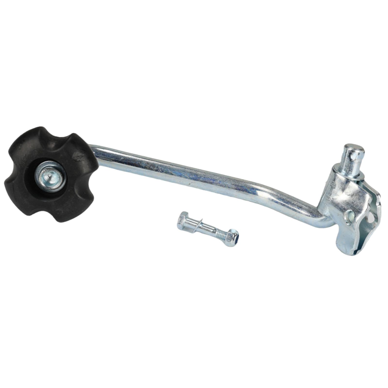 

Heavy Duty Trailer Jack Handle Carbon Steel Replacement Mount Kit with Bolt Nut for Automotive Repair Shops and RV