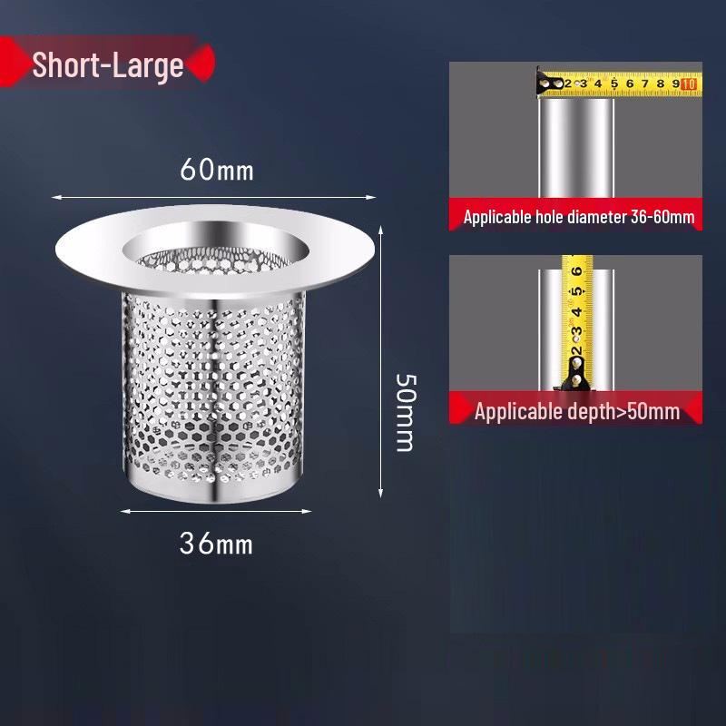 Edelstahl Badezimmer Bodenablauf Filter Kanaldeckel
