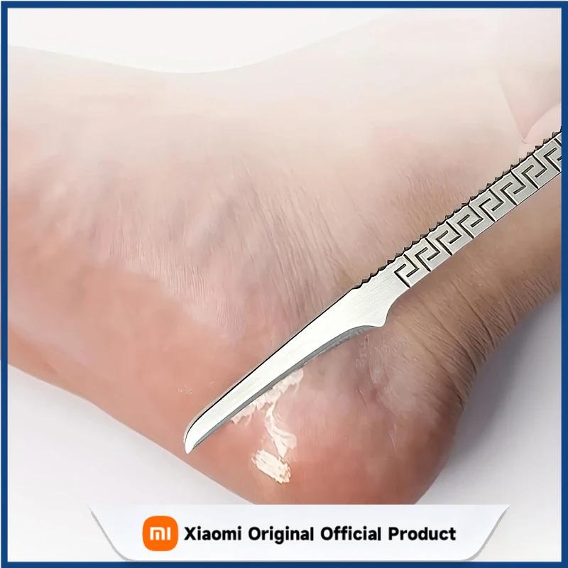 Xiaomi 4pcs Set of Stainless Steel Pedicure Knives with Embossed Handle Heavy-Duty Dead Skin And Remover Tools Hard Skin Trimmer Set