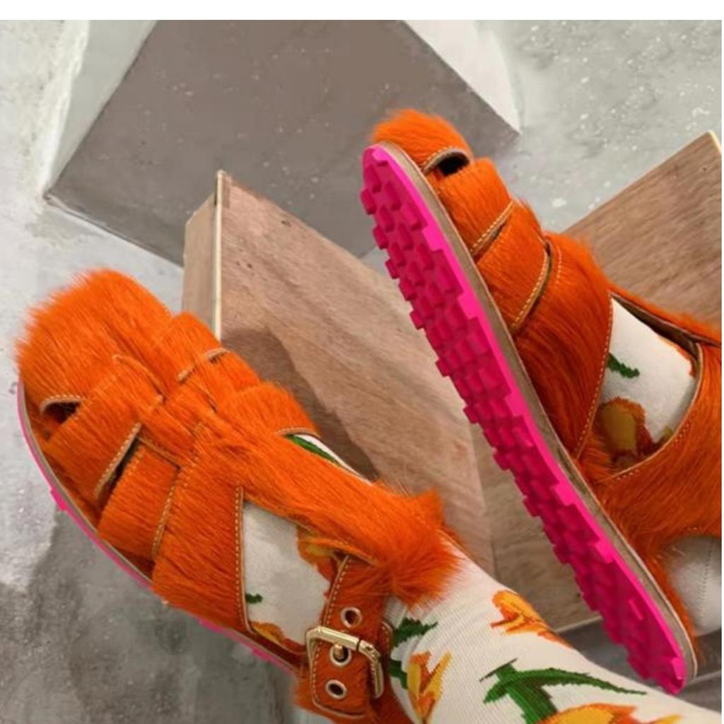 Fashion Harajuku Ulzzang Summer Platform Sandals Women Fashion Beach Casual Korean Shoes 2025 Rome Gladiator Gothic Punk Black Flats