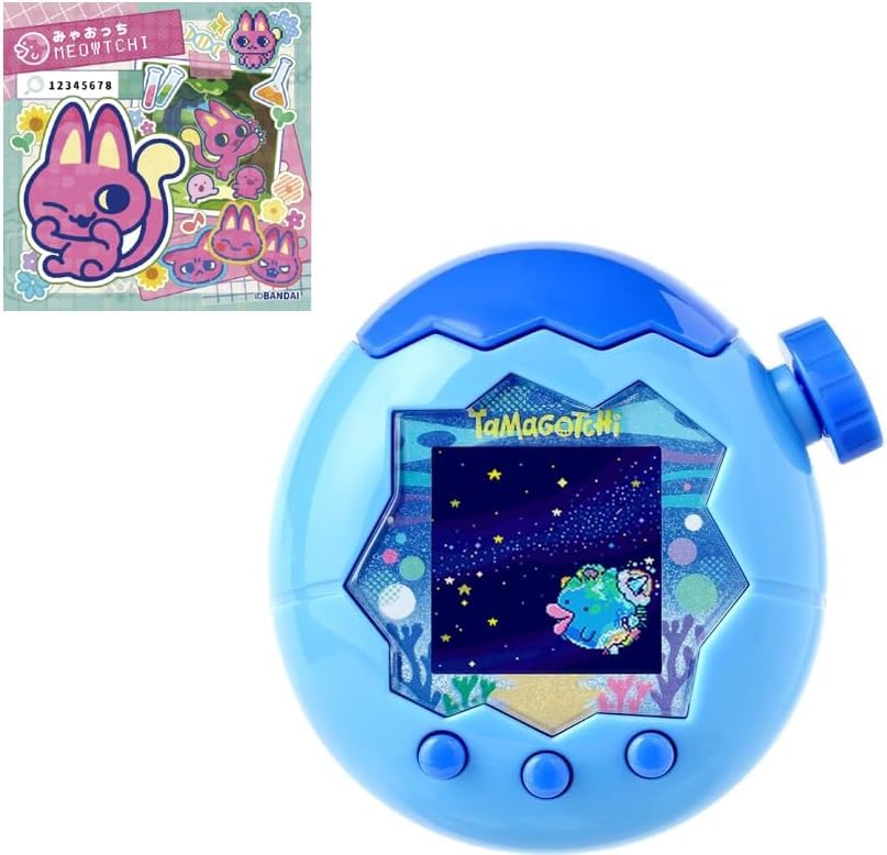 Tama Gotchi Paradise Blue Water Purchase Myaocchi Sticker Ages 6 and Up Tama Gotchi Paradise - (Early Bonus Included)