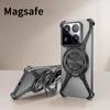 Magic Claw Phone Case for Xiaomi 15/15Pro Metal Frameless Bumper Magnetic 360°Rotation Stand for Magsafe Shockproof Cover