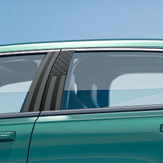 2Pcs Car Stickers Set for B-Pillar 12"x21.5" Gloss Vinyl Decals Self-Adhesive Dog Stickers Decorative Car Vinyls for Cars Laptops Walls