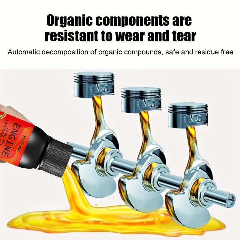 Nano Red Smoke Engine Wear Protection Agent,Noise/vibration Reducer,Heavy Cylinder Repair Oil Additive for Cars