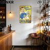 Vintage Art Beer Poster Metal Tin Sign Save Water Drink Beer Metal Signs for Man Cave Pub Bar Home Wall Decor Plaque