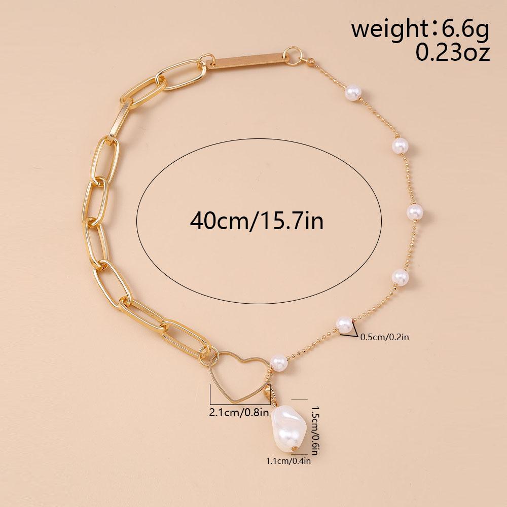 Elegant Water Drop Pearl Choker Necklaces Pendants for Women Girls Party Jewelry Gifts