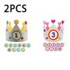 1PCS Felt Birthday Crown with Interchangeable Numbers - Children's Happy Birthday Hat, Baby's Crown for 1 Year Old Decoration, P