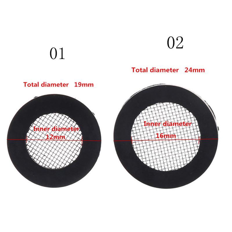 10 Adet Dayanıklı 1/2'' 3/4'' Paslanmaz Çelik Su Duş Filtresi Ağı Kauçuk Yıkayıcı Malzemeleri