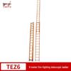 TUOYU 6M Bamboo Two-Section Fire Extension Ladder