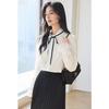VICTORIA&VERA Women's French Palace Style Lace Blouse