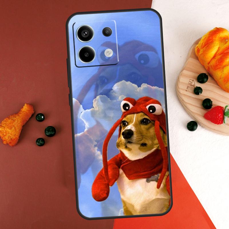 Cartoon Corgi Dog Case For Xiaomi Redmi Note 14 13 Pro 9 10 11 12 Pro 10S 11S 12S Redmi 14C 13C 10C 12C Coque